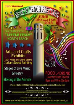 North Beach Festival 2013 - Poster