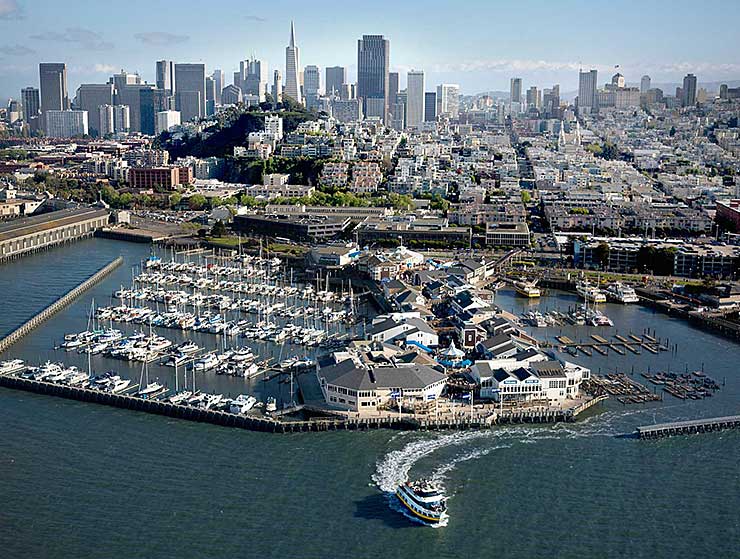Pier 39 Arial View