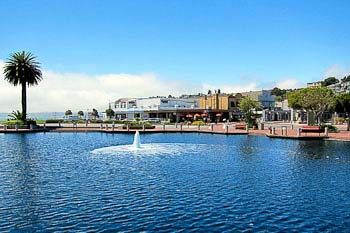 Tiburon Shopping District in Marin County